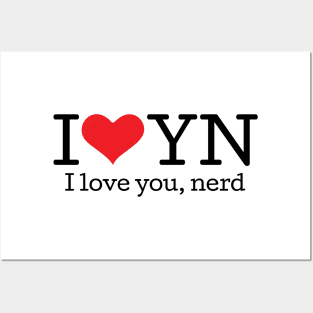 I love you, nerd (02) Posters and Art